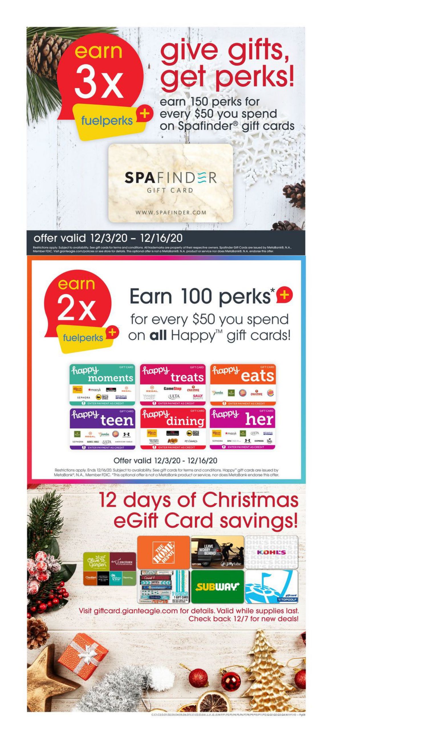 Giant Eagle Weekly Ad Flyer December 3 to December 9, 2020