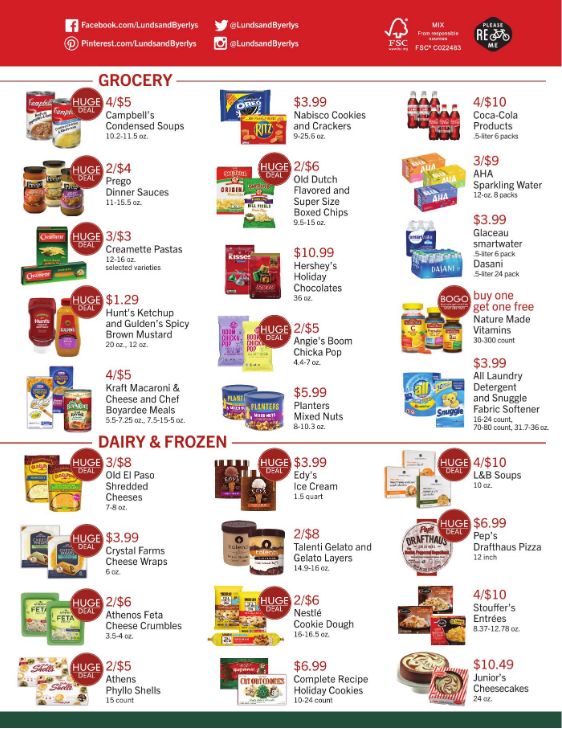 Lunds & Byerlys Holiday Weekly Ad Flyer December 3 to December 9, 2020