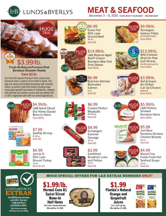 Lunds & Byerlys Holiday Weekly Ad Flyer December 3 to December 9, 2020