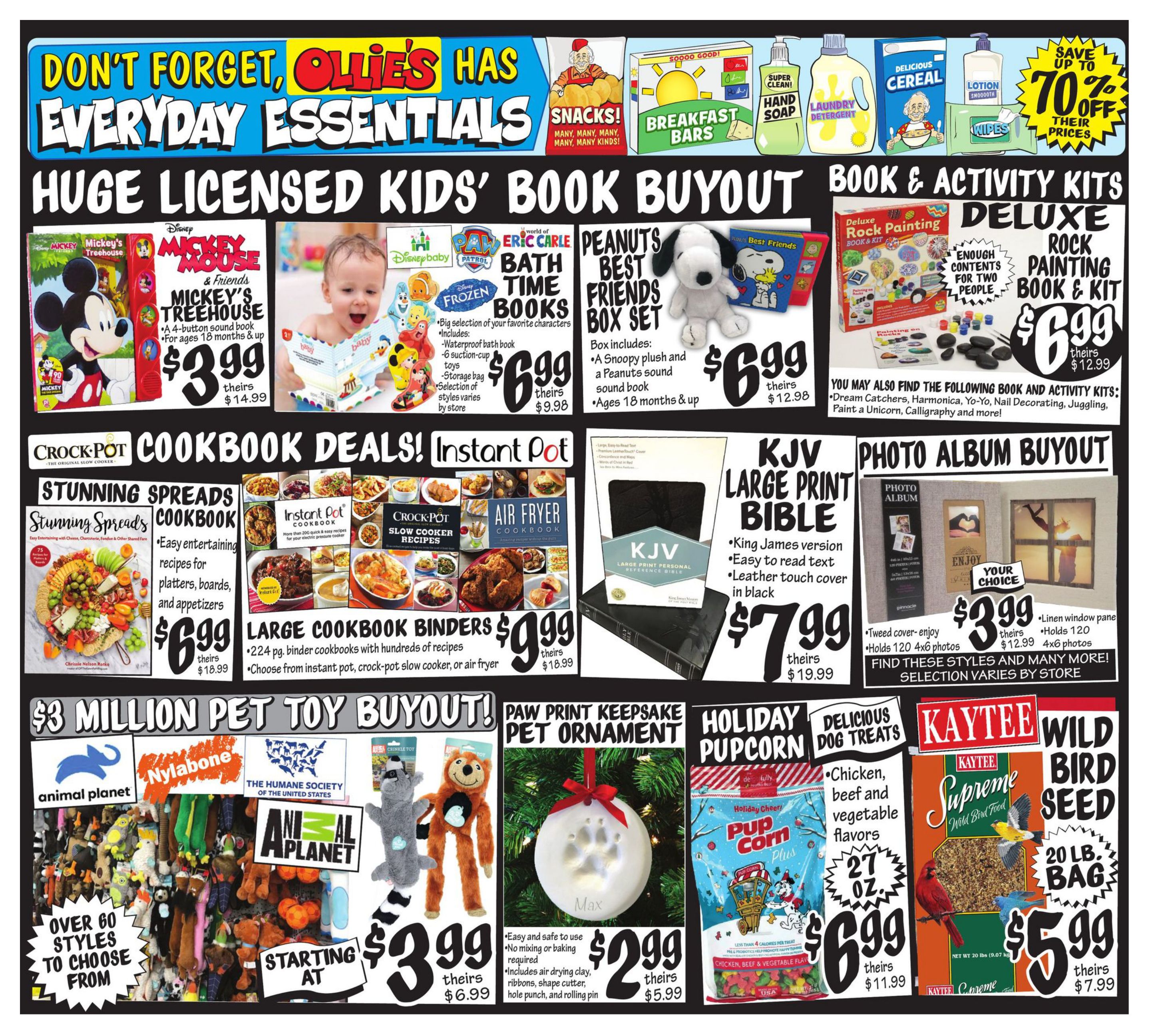 Ollie's Bargain Outlet Weekly Ad Flyer December 3 to December 9, 2020