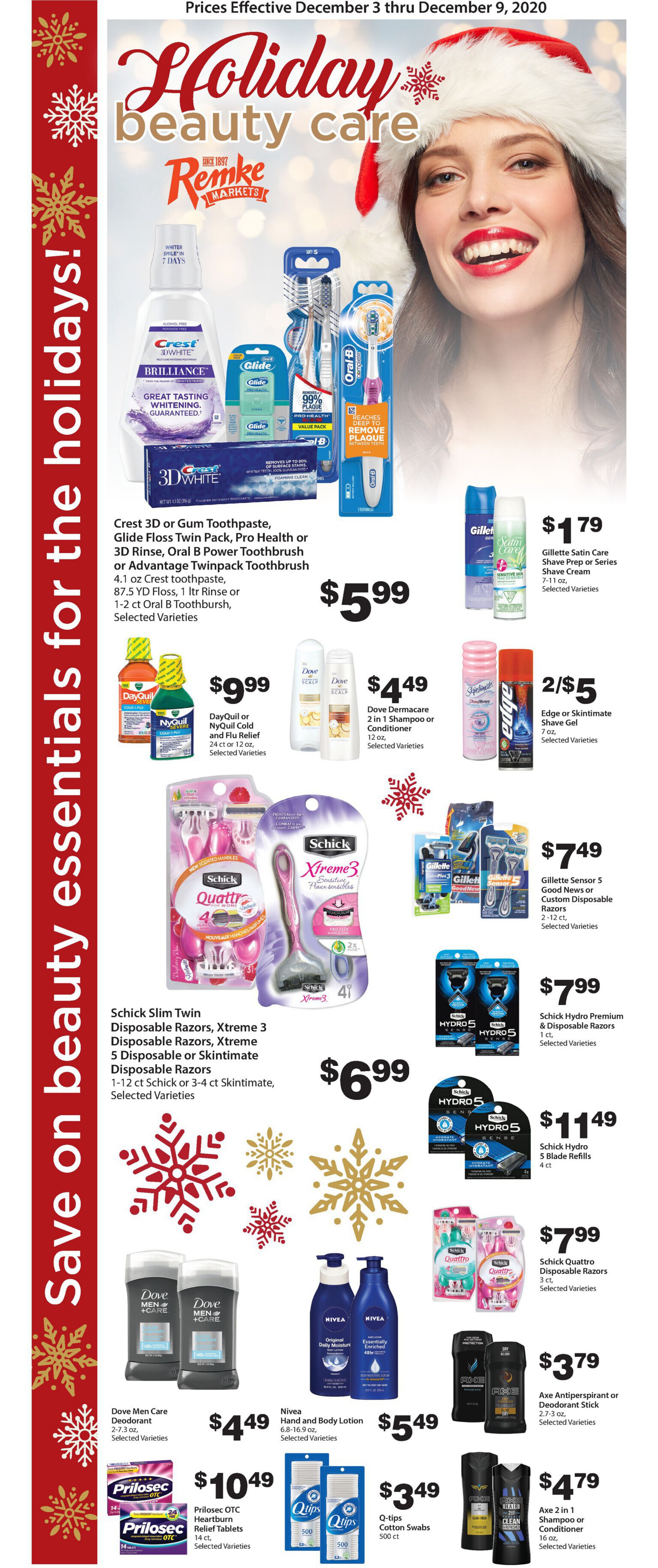 Remke Markets Holiday Weekly Ad Flyer December 3 to December 9, 2020