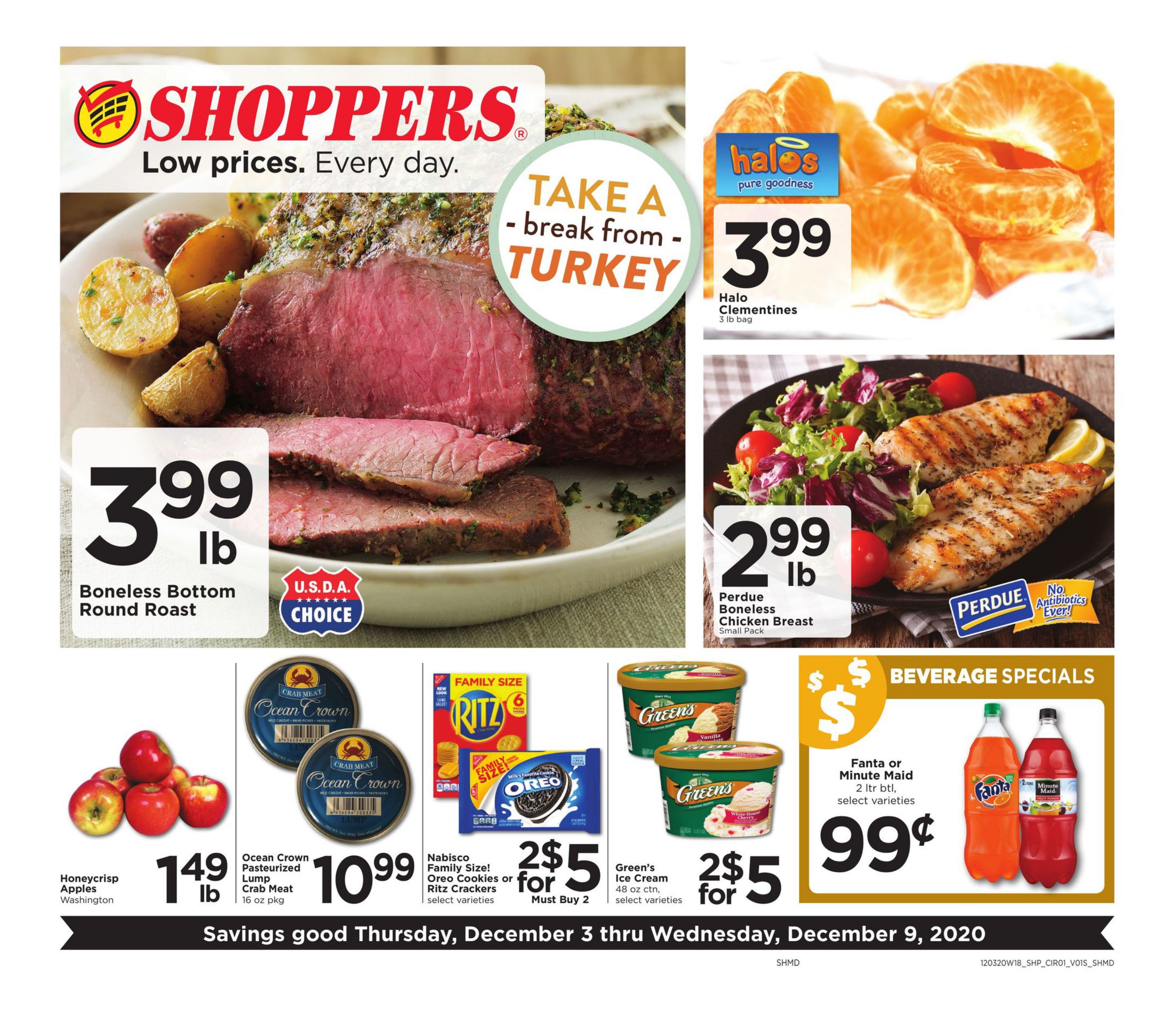 Shoppers Food Weekly Ad Flyer December 3 to December 9, 2020