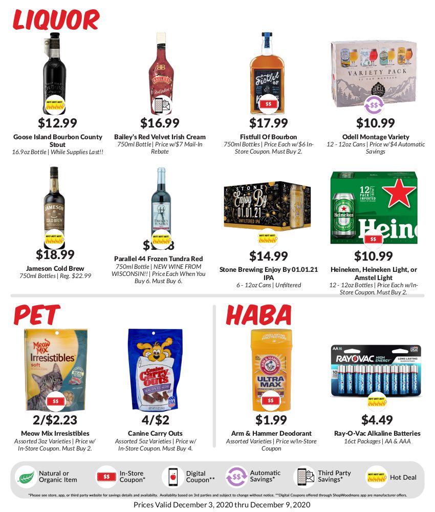 Woodman's Market (WI) Weekly Ad Flyer December 3 to December 9, 2020