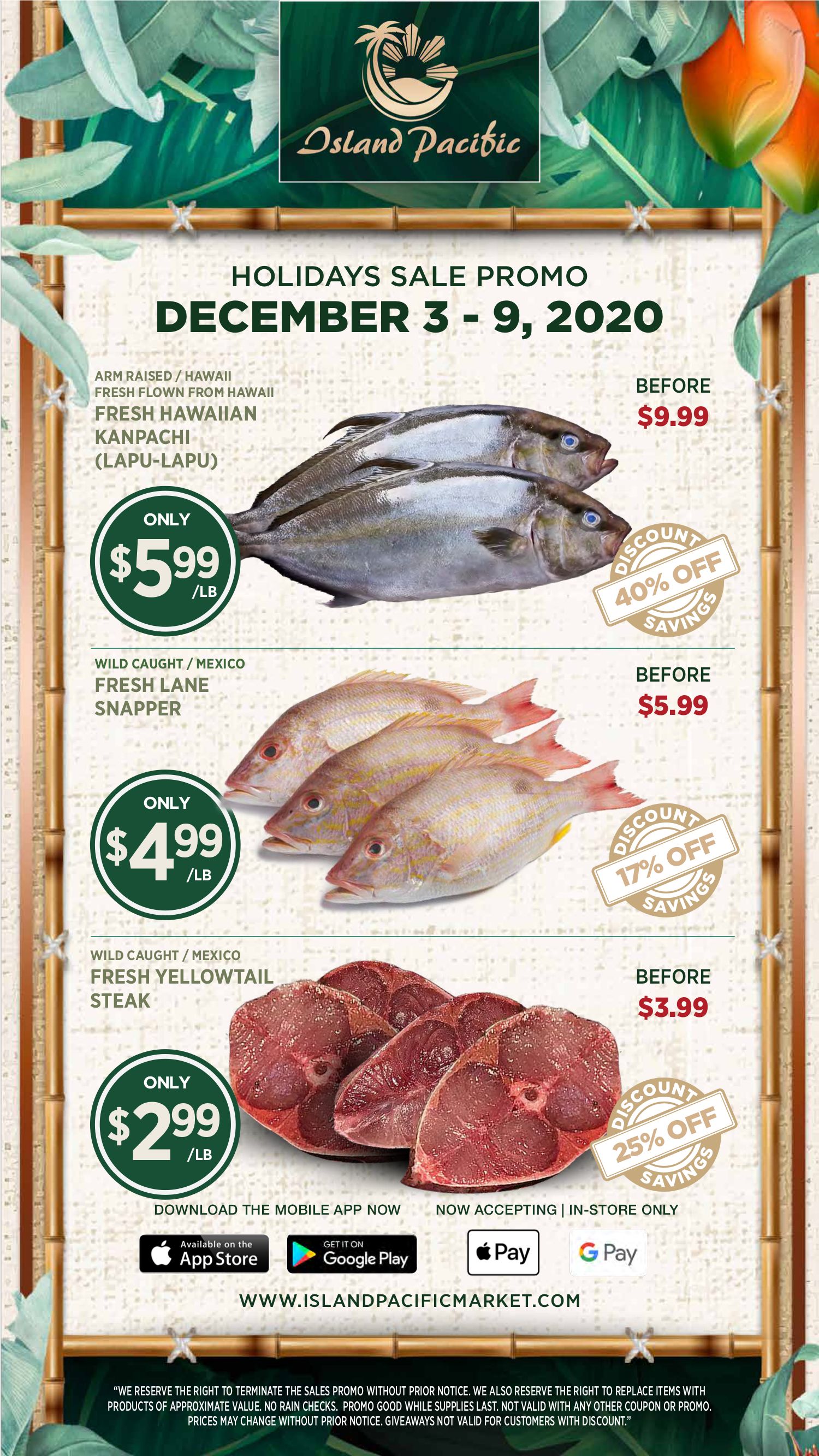 Island Pacific Weekly Ad Flyer December 3 to December 9, 2020