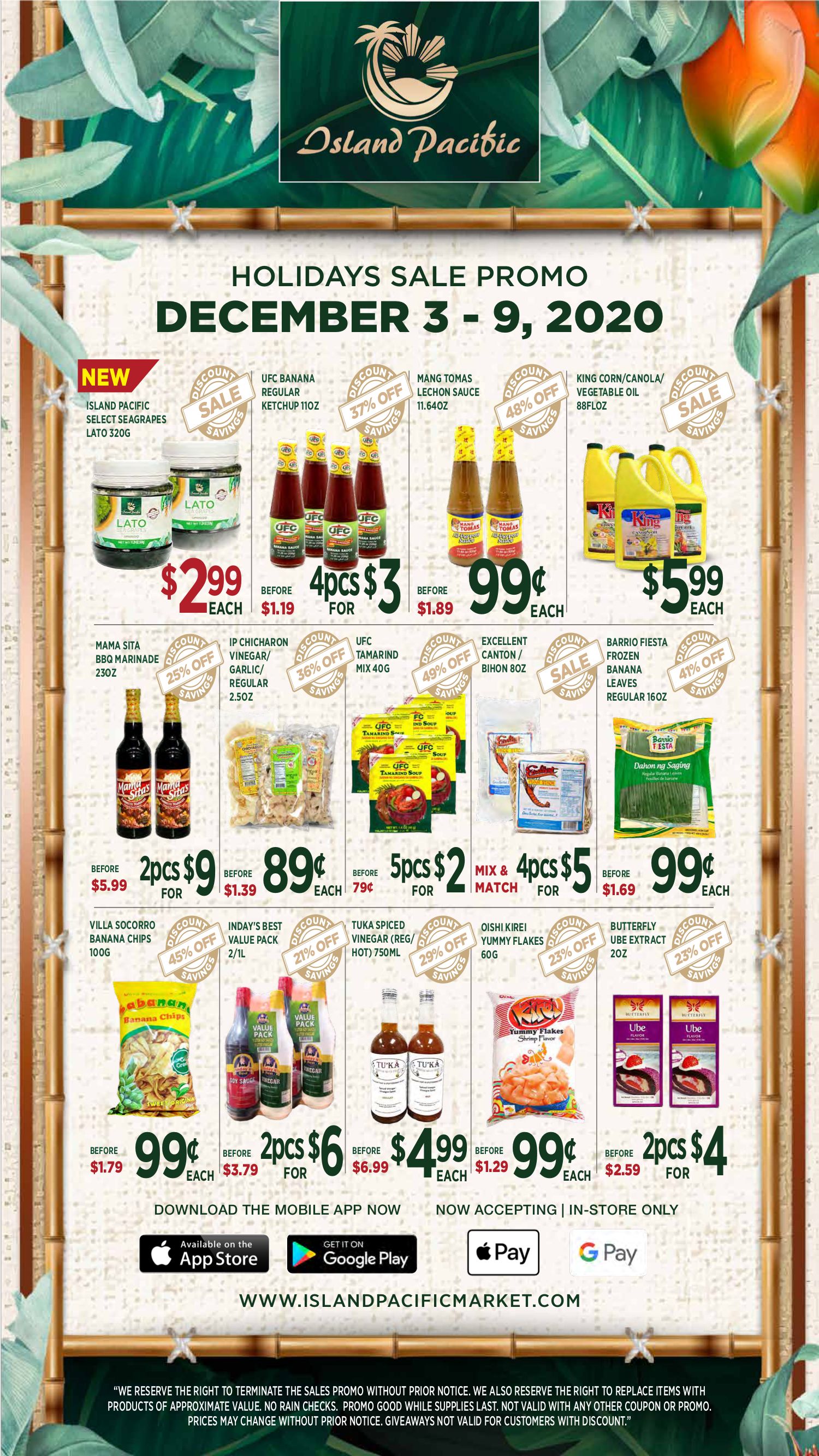 Island Pacific Weekly Ad Flyer December 3 to December 9, 2020