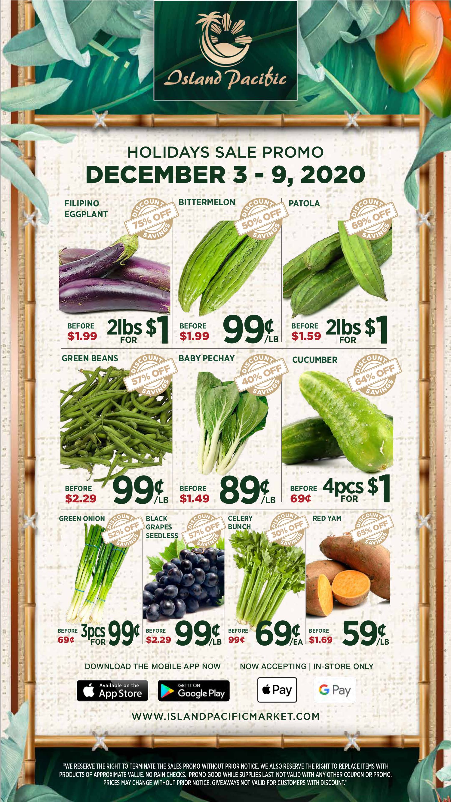 Island Pacific Weekly Ad Flyer December 3 to December 9, 2020