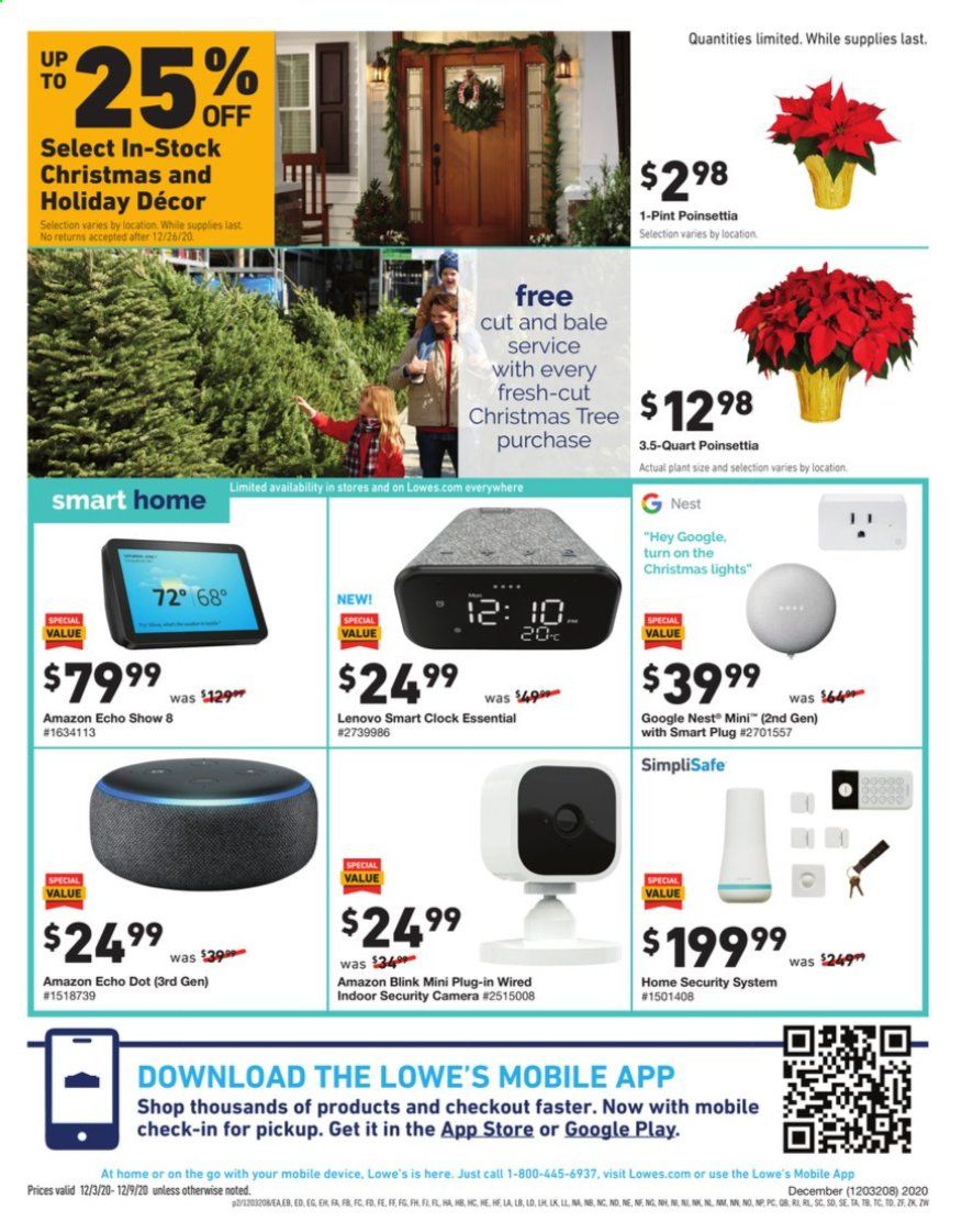 Lowe's Weekly Ad Flyer December 3 to December 9