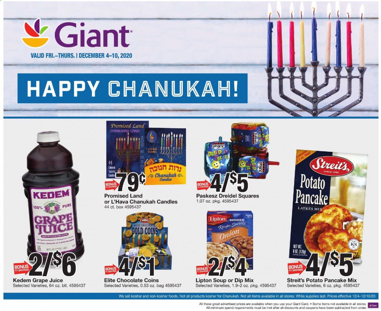 Giant Food Weekly Ad Flyer December 4 to December 10
