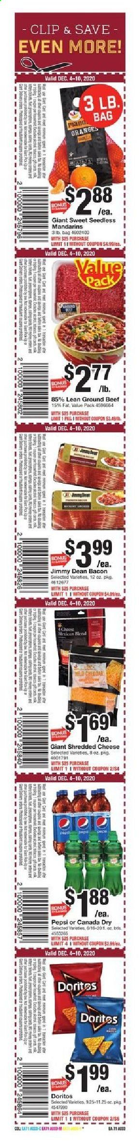 Giant Food Weekly Ad Flyer December 4 to December 10