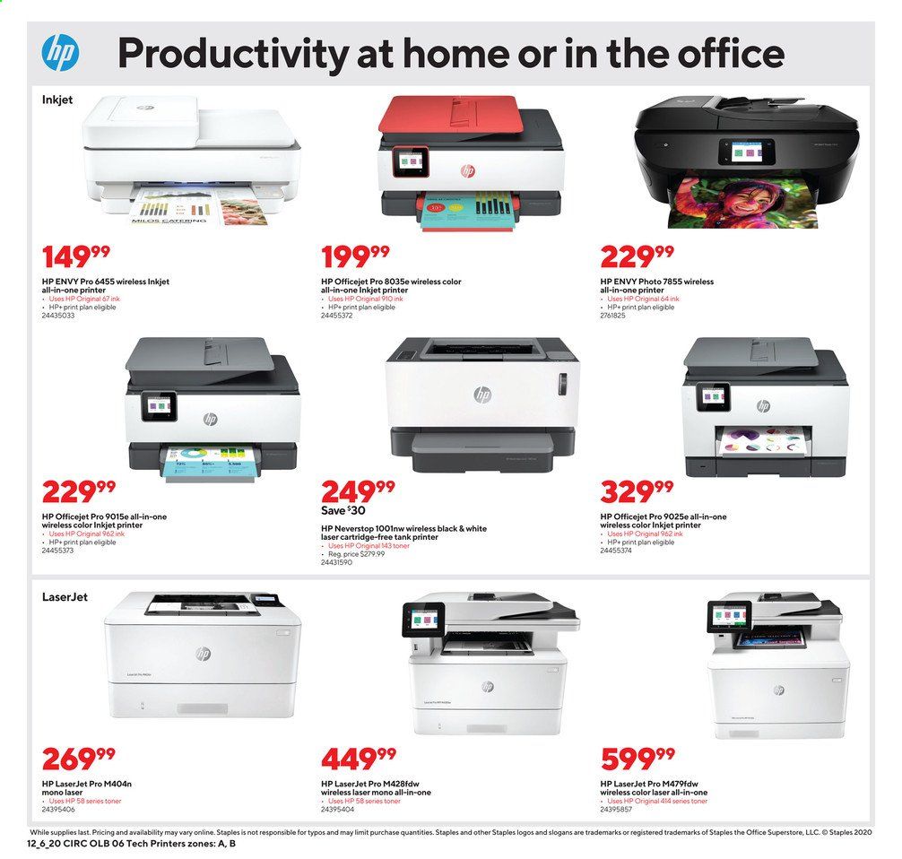 Staples Weekly Ad Flyer December 6 to December 12
