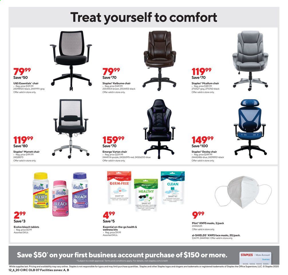 Staples Weekly Ad Flyer December 6 to December 12