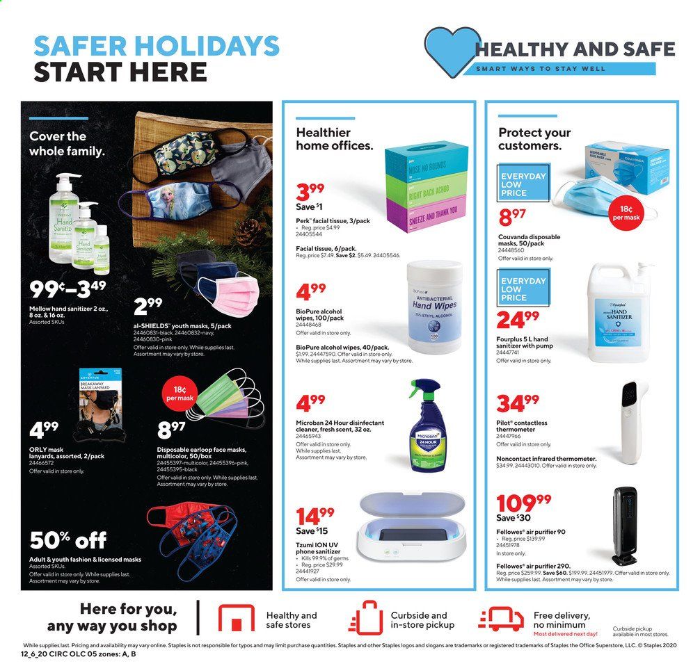 Staples Weekly Ad Flyer December 6 to December 12