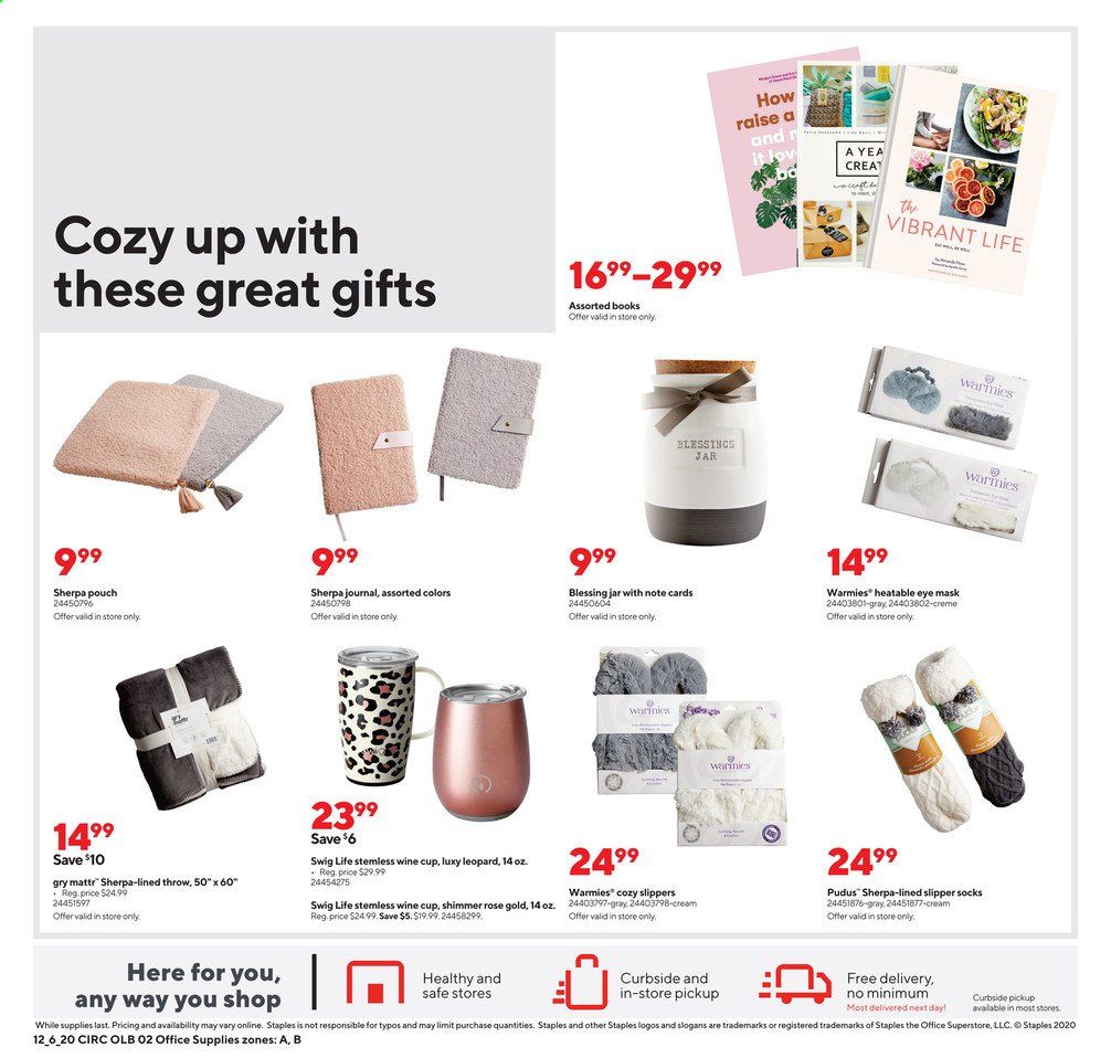 Staples Weekly Ad Flyer December 6 to December 12
