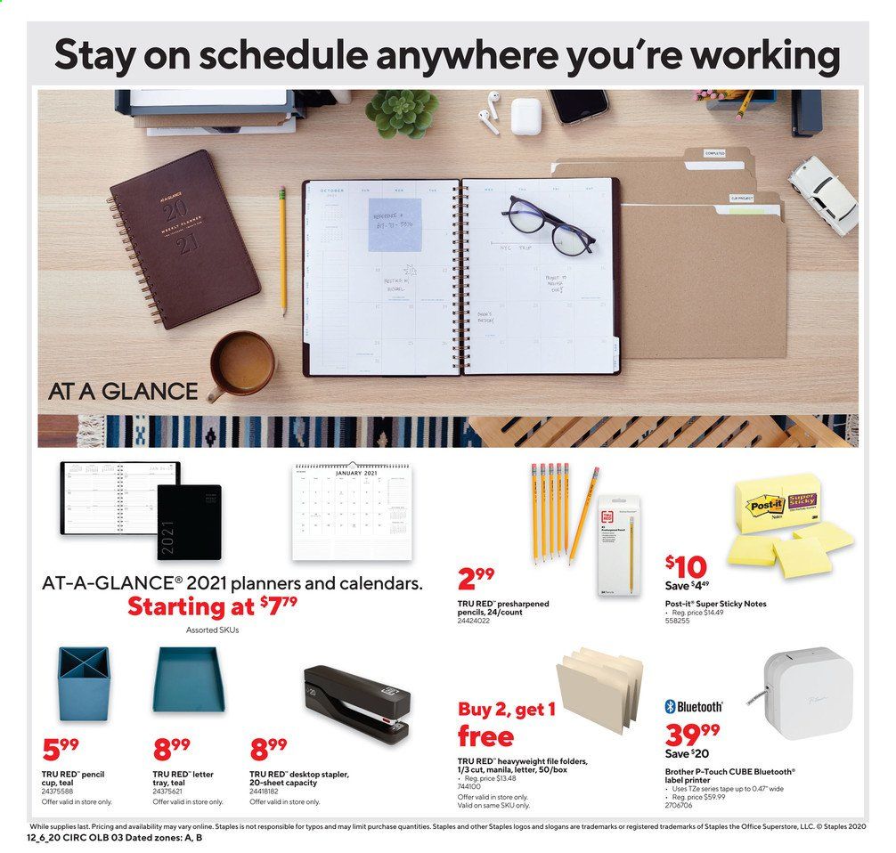 Staples Weekly Ad Flyer December 6 to December 12