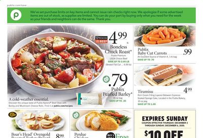 Publix (AL, FL, GA, NC, SC, TN, VA) Weekly Ad Flyer December 3 to December 9