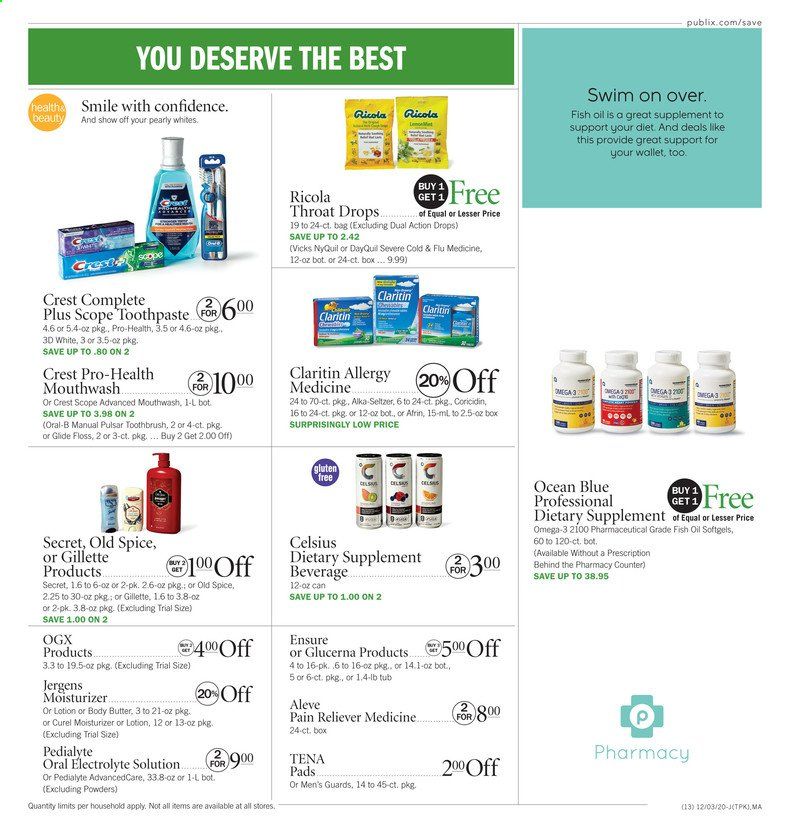 Publix (AL, FL, GA, NC, SC, TN, VA) Weekly Ad Flyer December 3 to December 9