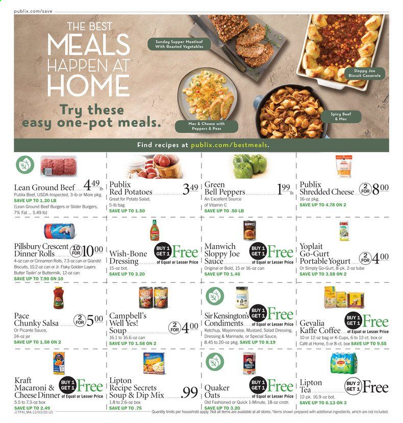 Publix (AL, FL, GA, NC, SC, TN, VA) Weekly Ad Flyer December 3 to December 9