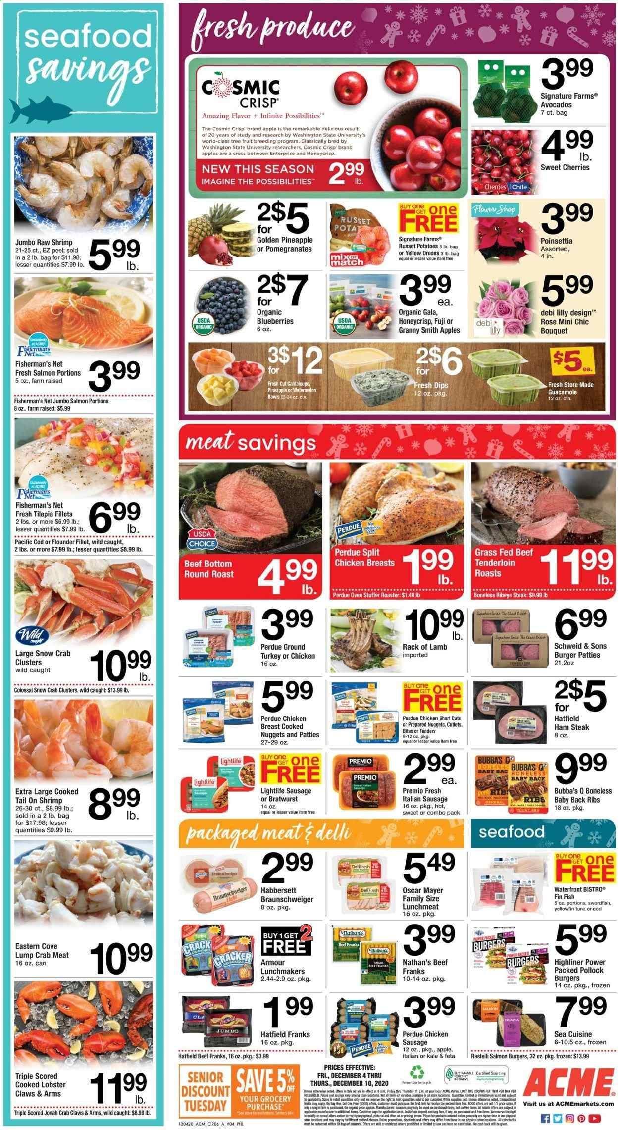 ACME Weekly Ad Flyer December 4 to December 10