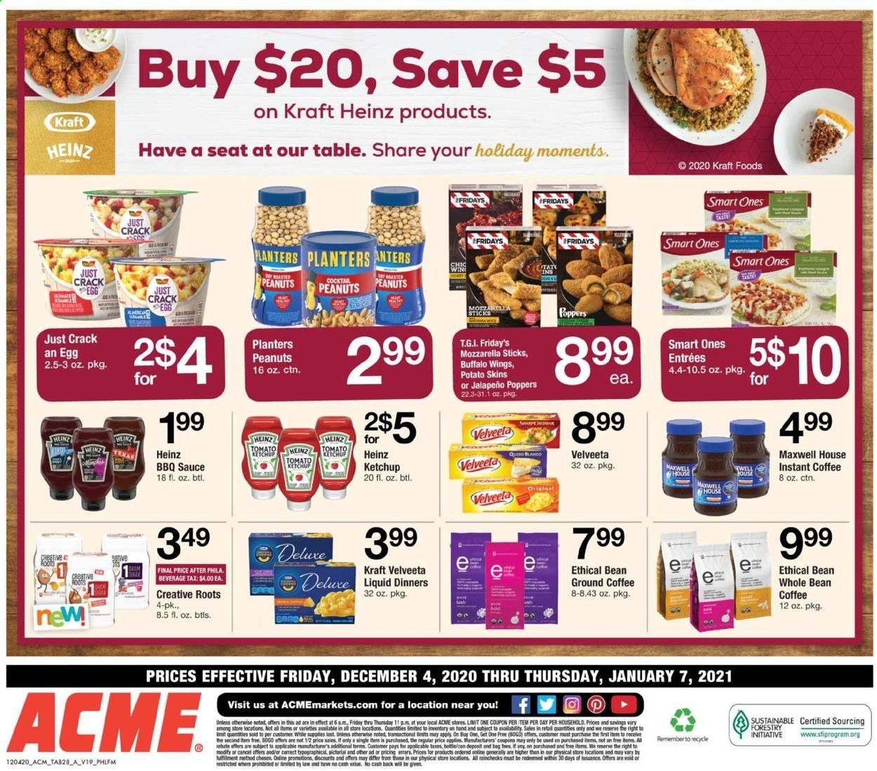 ACME Weekly Ad Flyer December 4 to January 7
