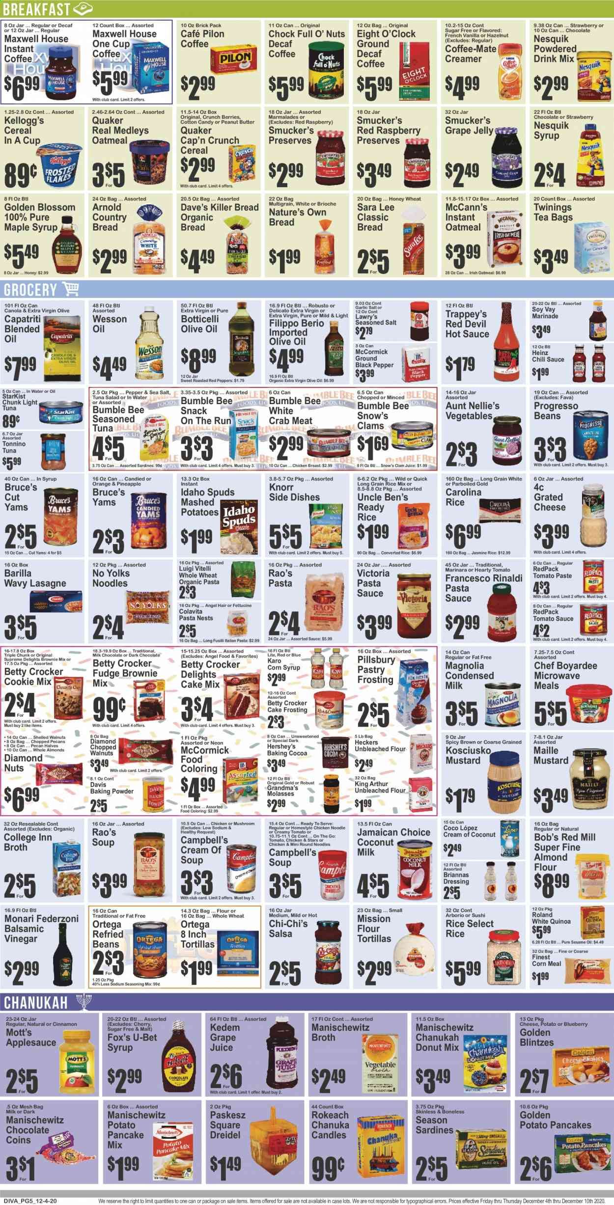 Key Food (NJ, NY) Weekly Ad Flyer December 4 to December 10