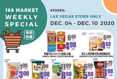 168 Market (NV) Weekly Ad Flyer December 4 to December 10, 2020