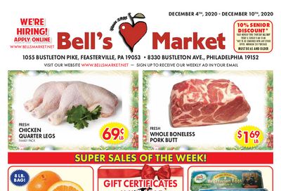 Bell's Market Weekly Ad Flyer December 4 to December 10, 2020