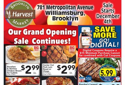 Brooklyn Harvest Market Weekly Ad Flyer December 4 to December 10, 2020