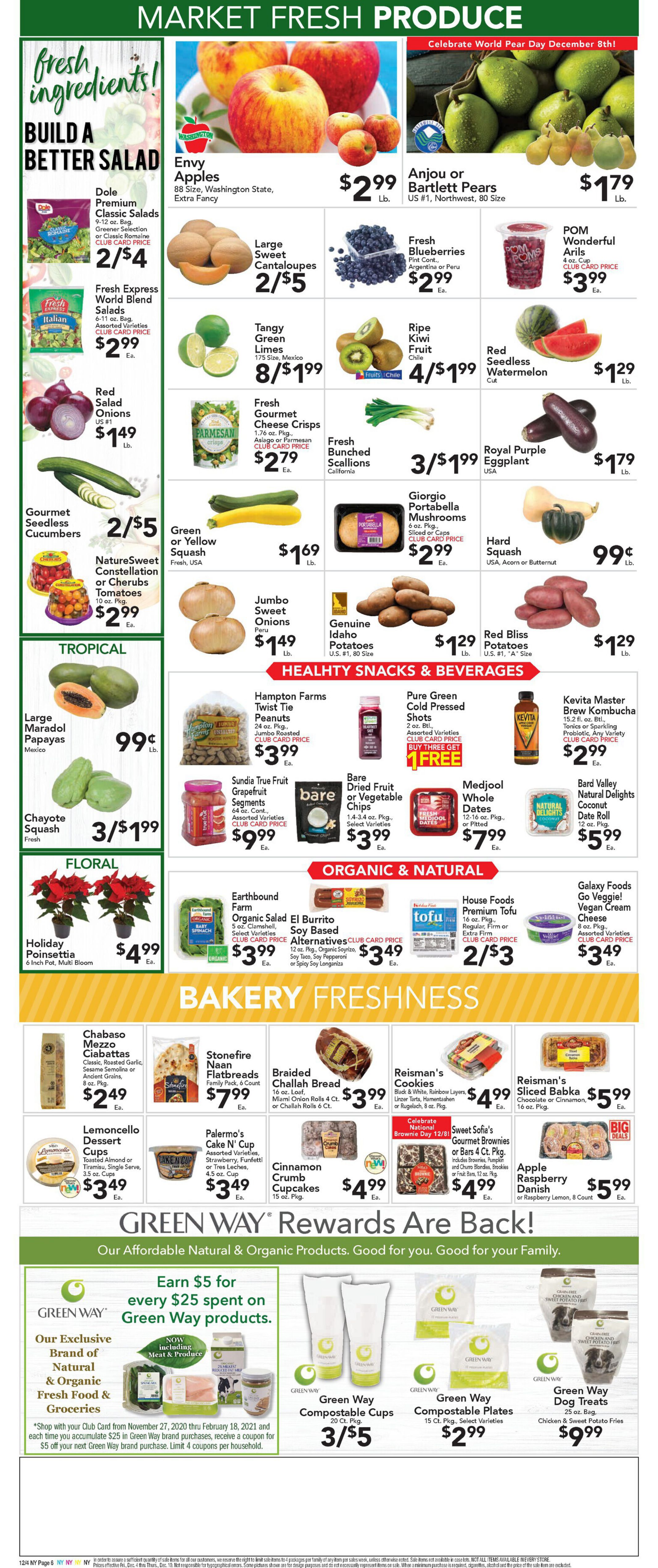 Brooklyn Harvest Market Weekly Ad Flyer December 4 to December 10, 2020
