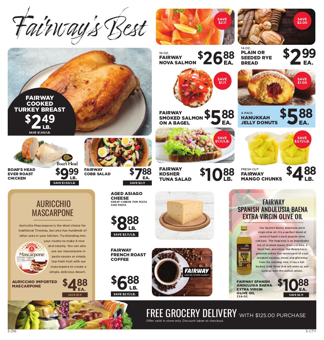 Fairway Market Hanukkah Weekly Ad Flyer December 4 to December 10, 2020