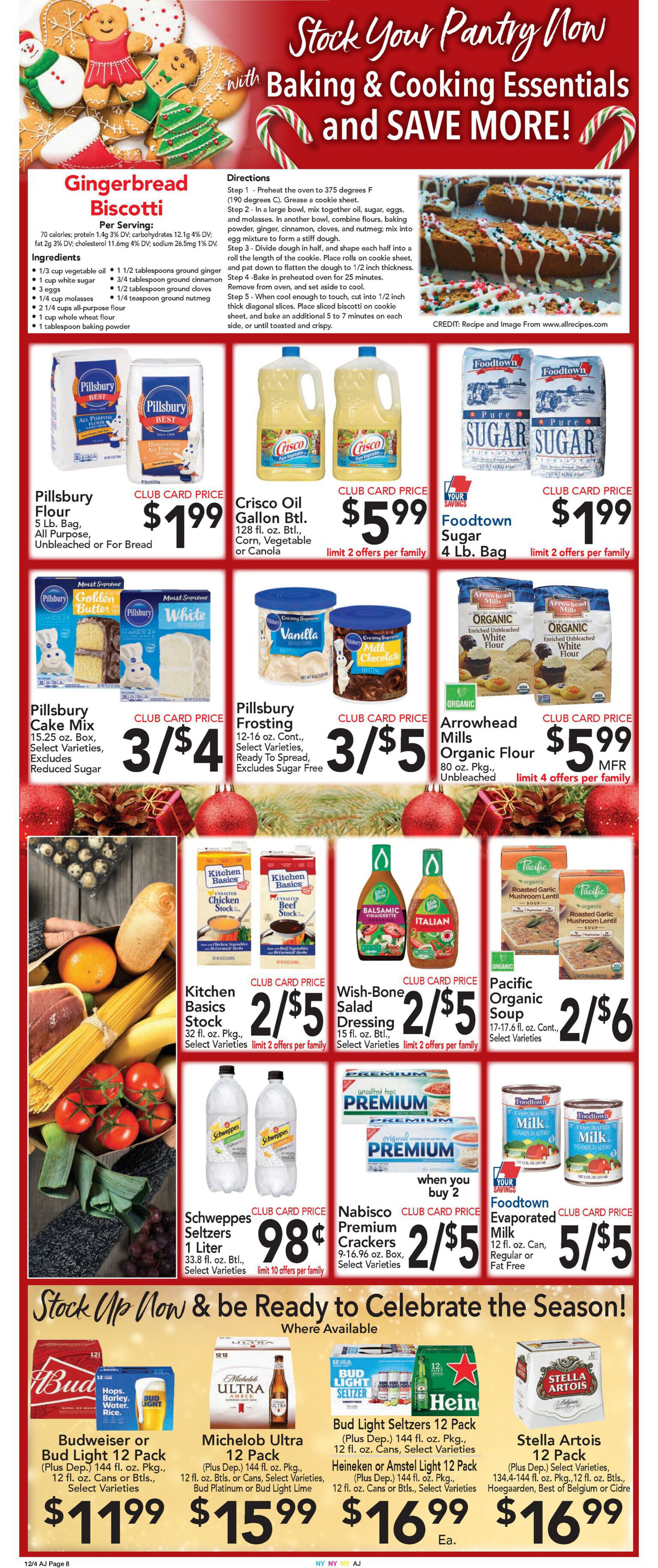 Foodtown Holiday Hanukkah Weekly Ad Flyer December 4 to December 10, 2020