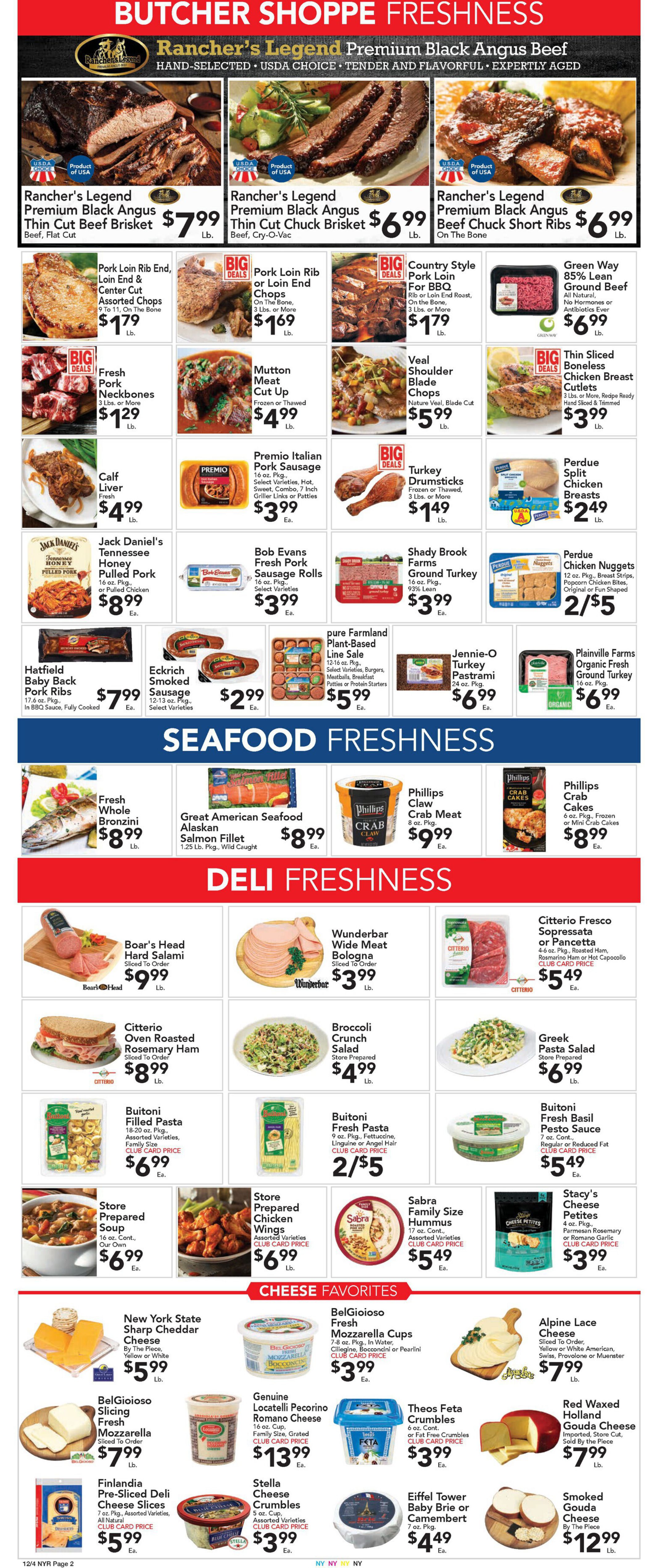 Foodtown Holiday Hanukkah Weekly Ad Flyer December 4 to December 10, 2020