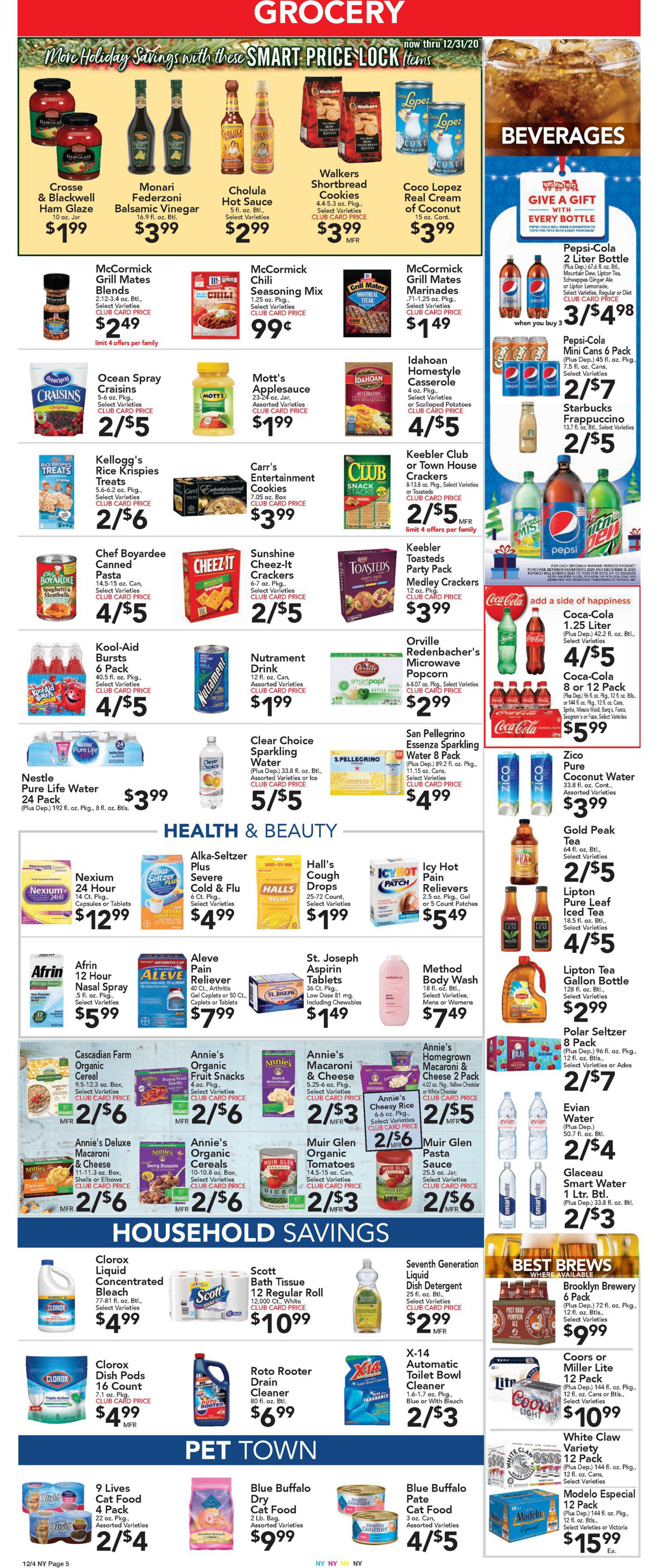 Foodtown Holiday Hanukkah Weekly Ad Flyer December 4 to December 10, 2020
