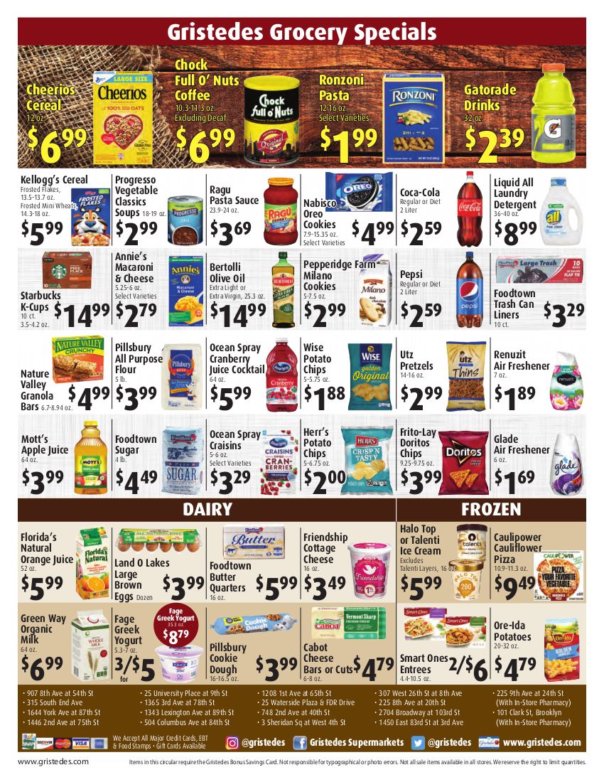 Gristedes Weekly Ad Flyer December 4 to December 10, 2020