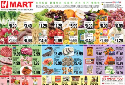 H Mart (CA) Weekly Ad Flyer December 4 to December 10, 2020