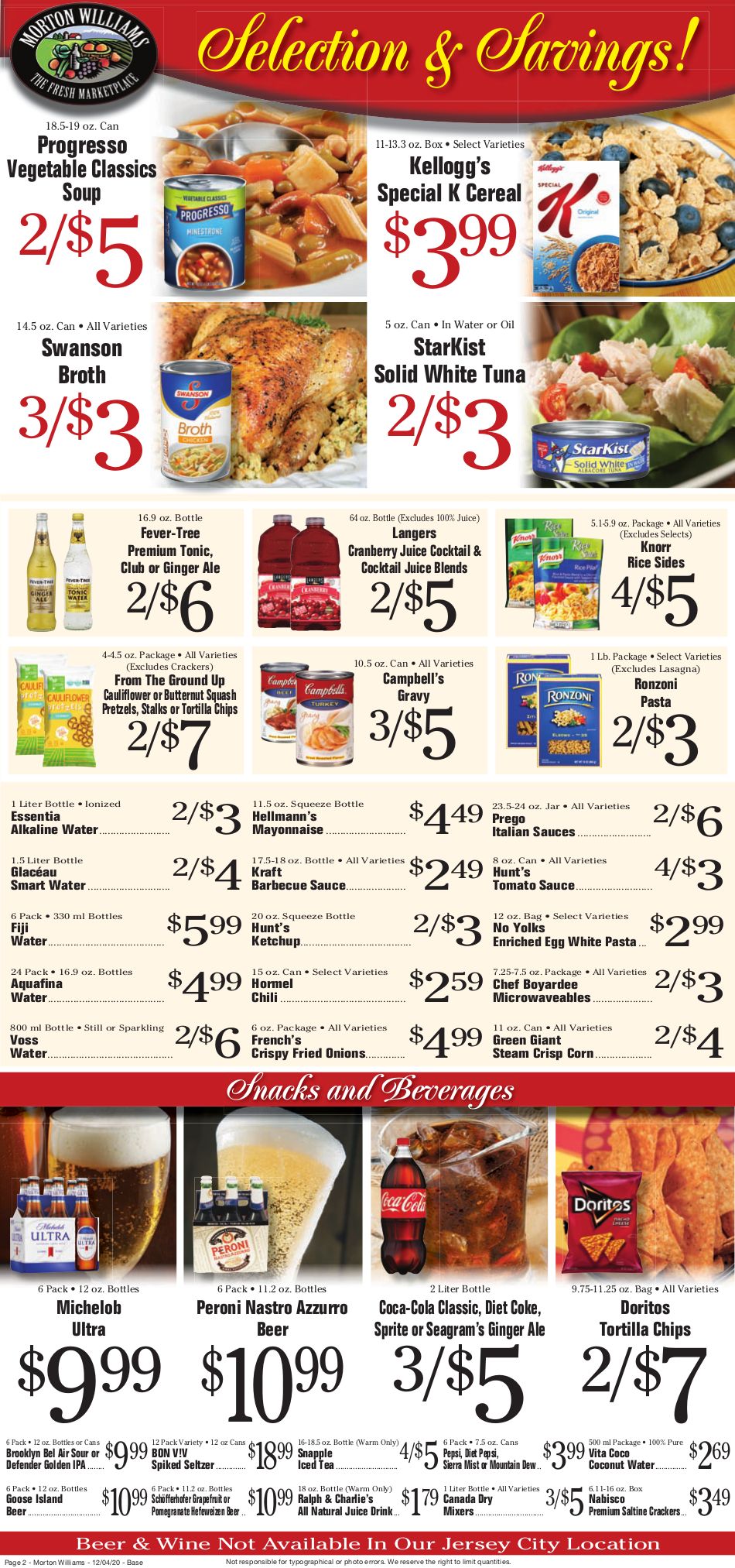 Morton Williams Weekly Ad Flyer December 4 to December 10, 2020