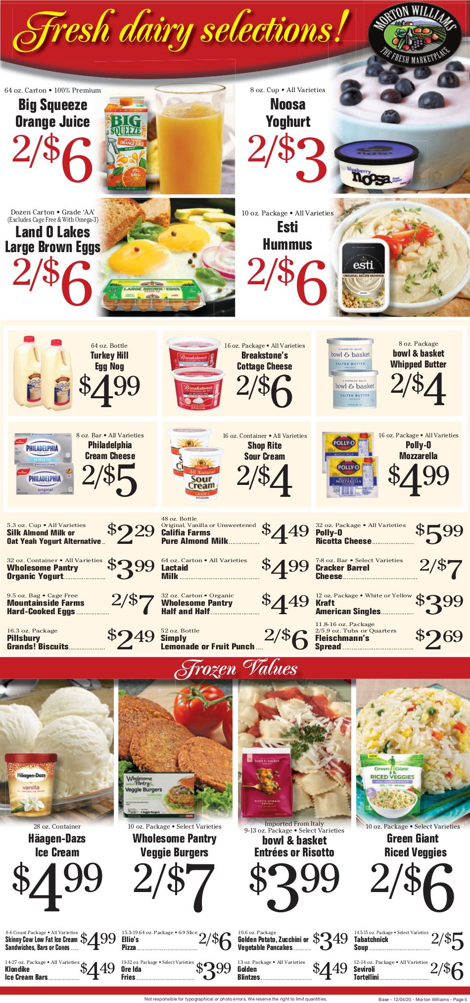 Morton Williams Weekly Ad Flyer December 4 to December 10, 2020