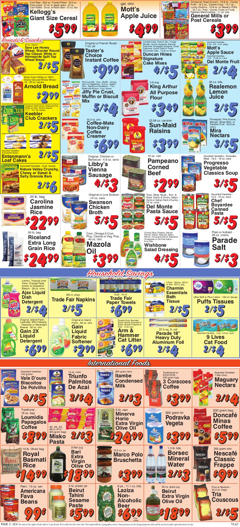 Trade Fair Supermarket Weekly Ad Flyer December 4 to December 10, 2020