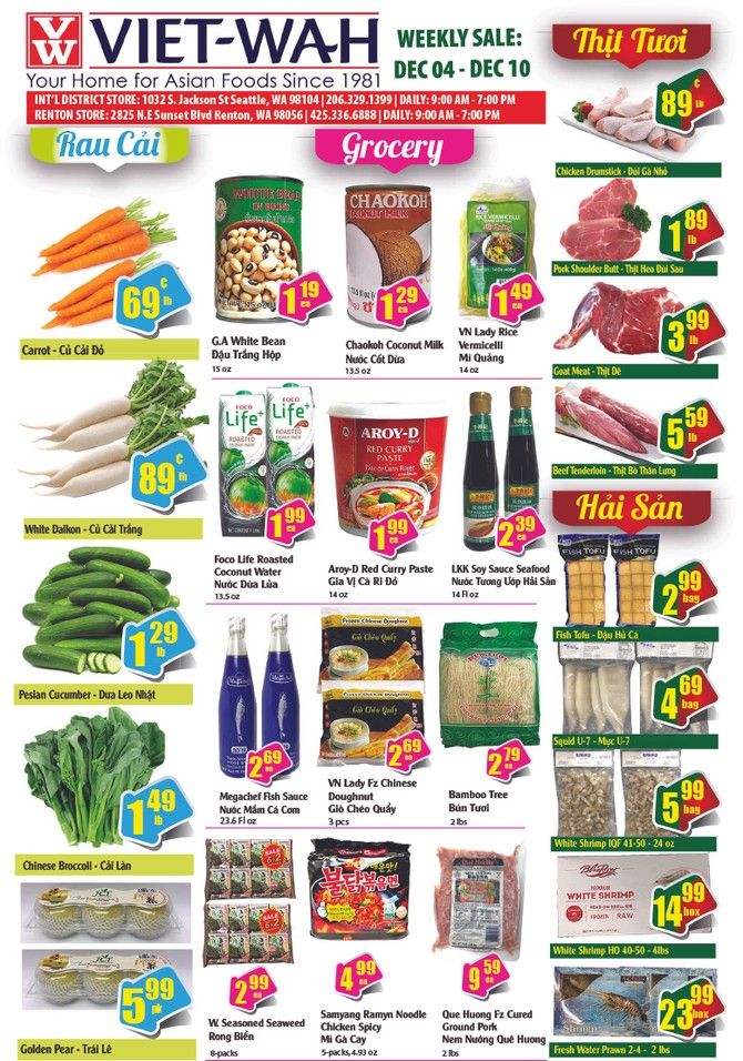 Viet-Wah Weekly Ad Flyer December 4 to December 10, 2020