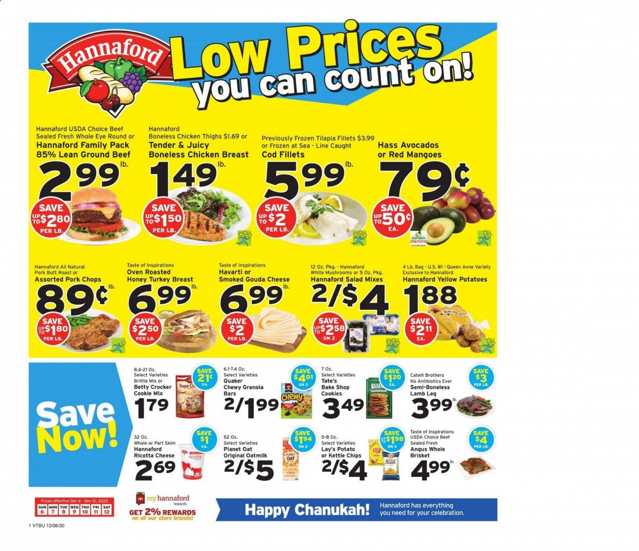 Hannaford (VT) Weekly Ad Flyer December 6 to December 12