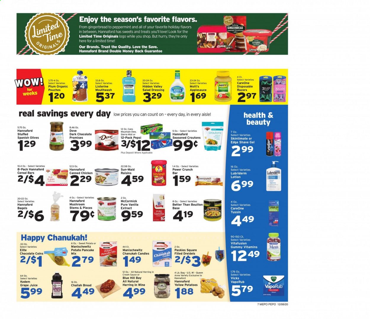 Hannaford (ME) Weekly Ad Flyer December 6 to December 12