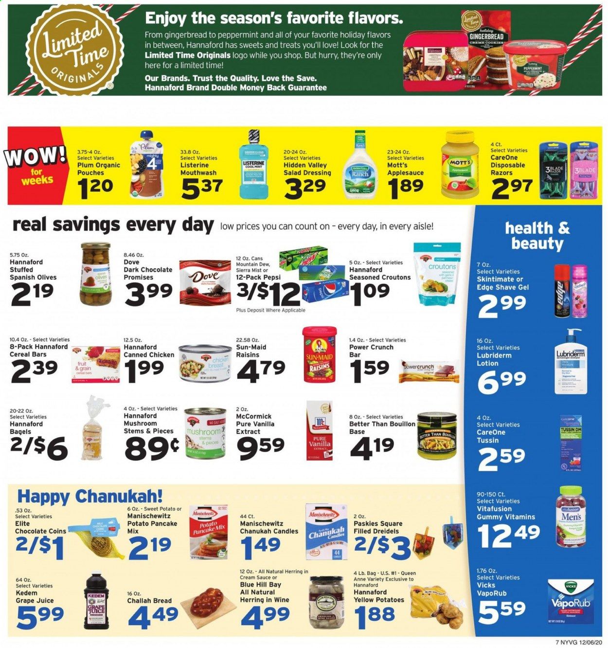 Hannaford (NY) Weekly Ad Flyer December 6 to December 12