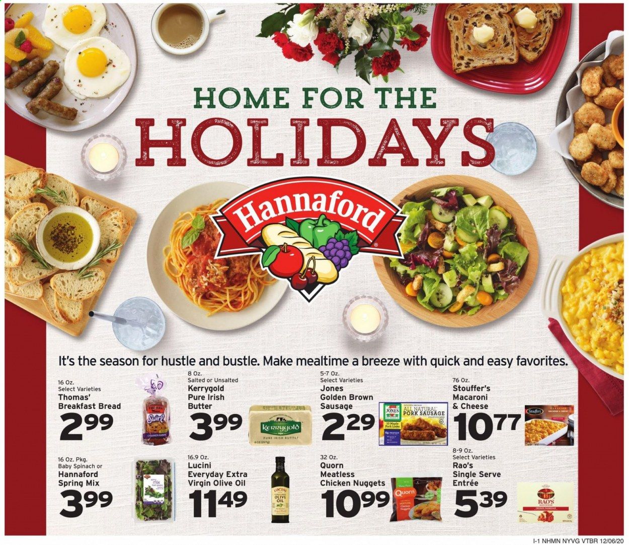 Hannaford (NY) Weekly Ad Flyer December 6 to December 12