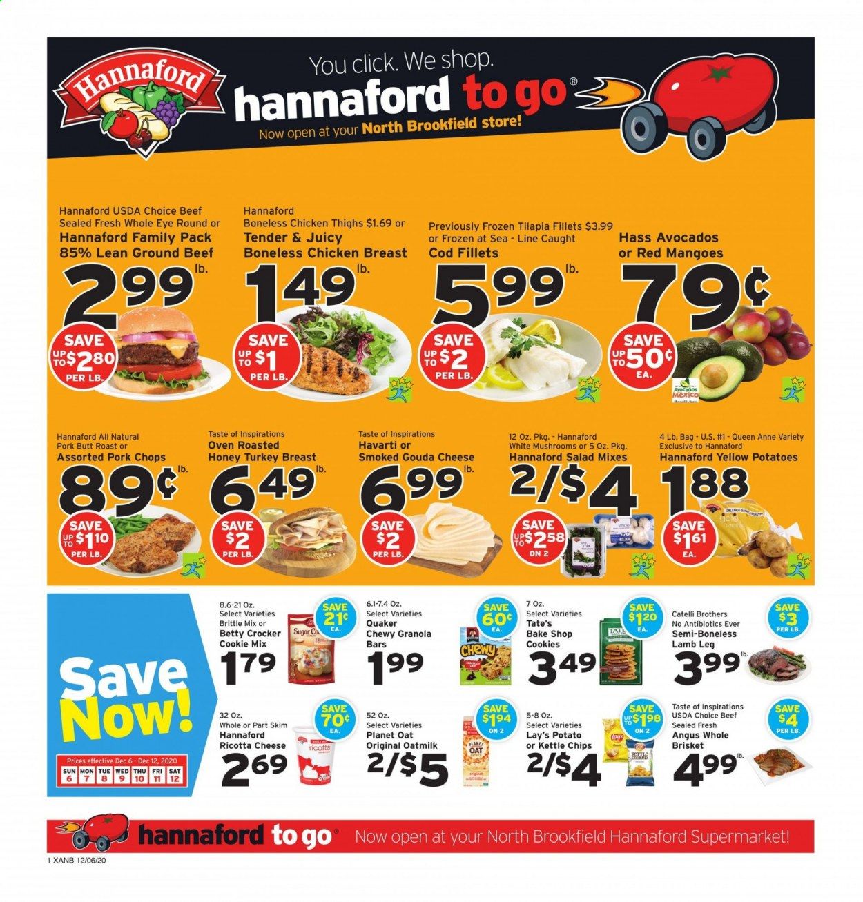 Hannaford (MA) Weekly Ad Flyer December 6 to December 12