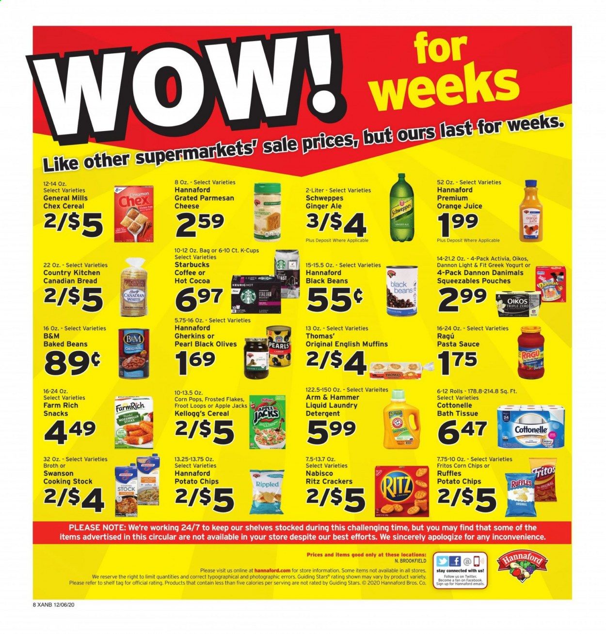 Hannaford (MA) Weekly Ad Flyer December 6 to December 12