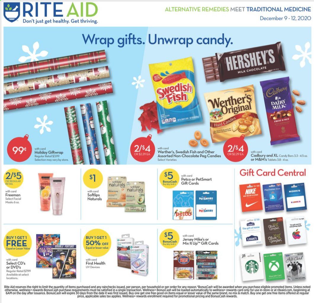 RITE AID Weekly Ad Flyer December 9 to December 12