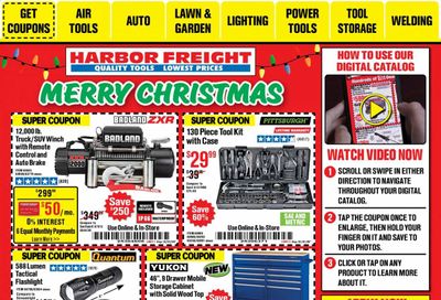 Harbor Freight Weekly Ad Flyer December 1 to December 31