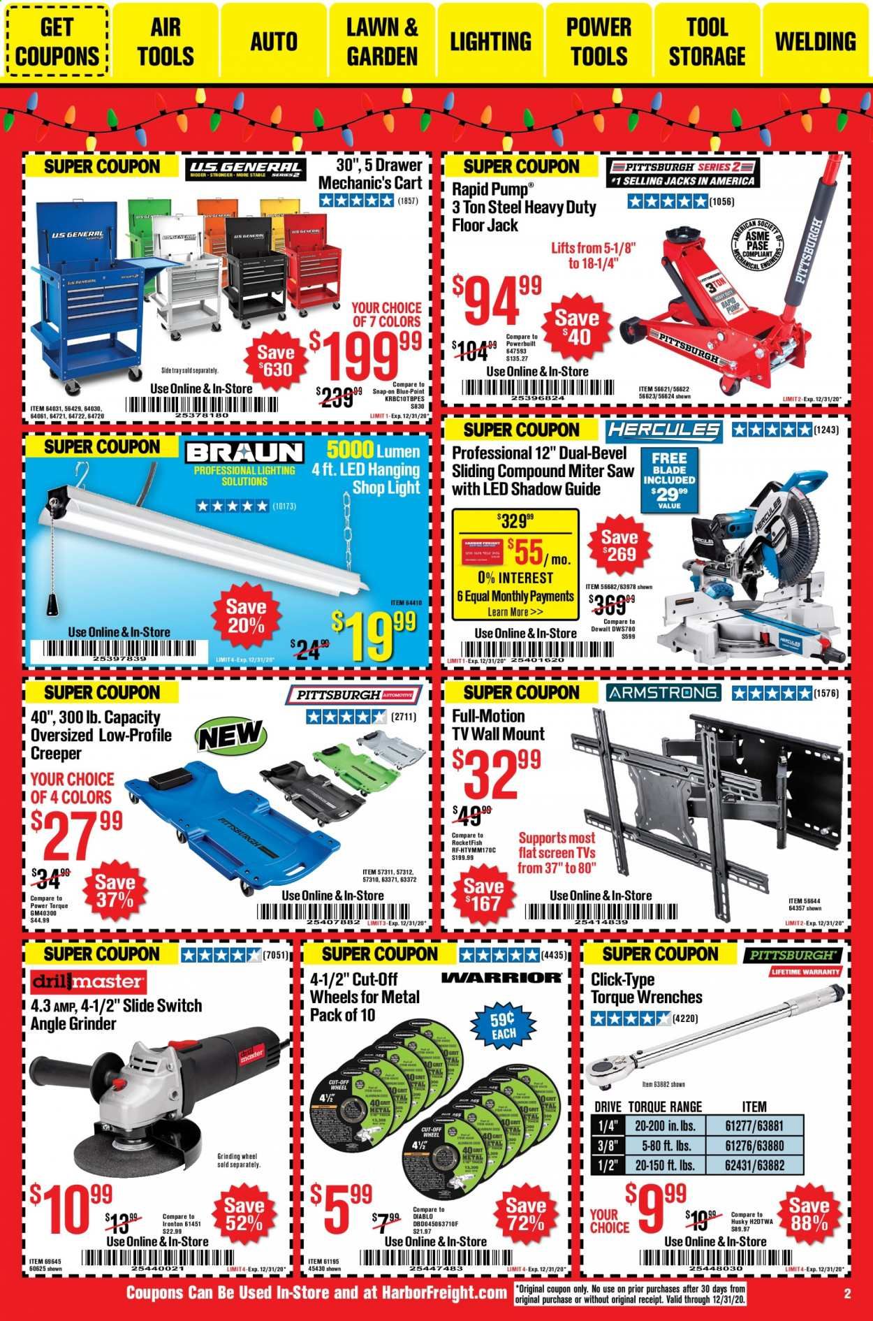 Harbor Freight Weekly Ad Flyer December 1 to December 31
