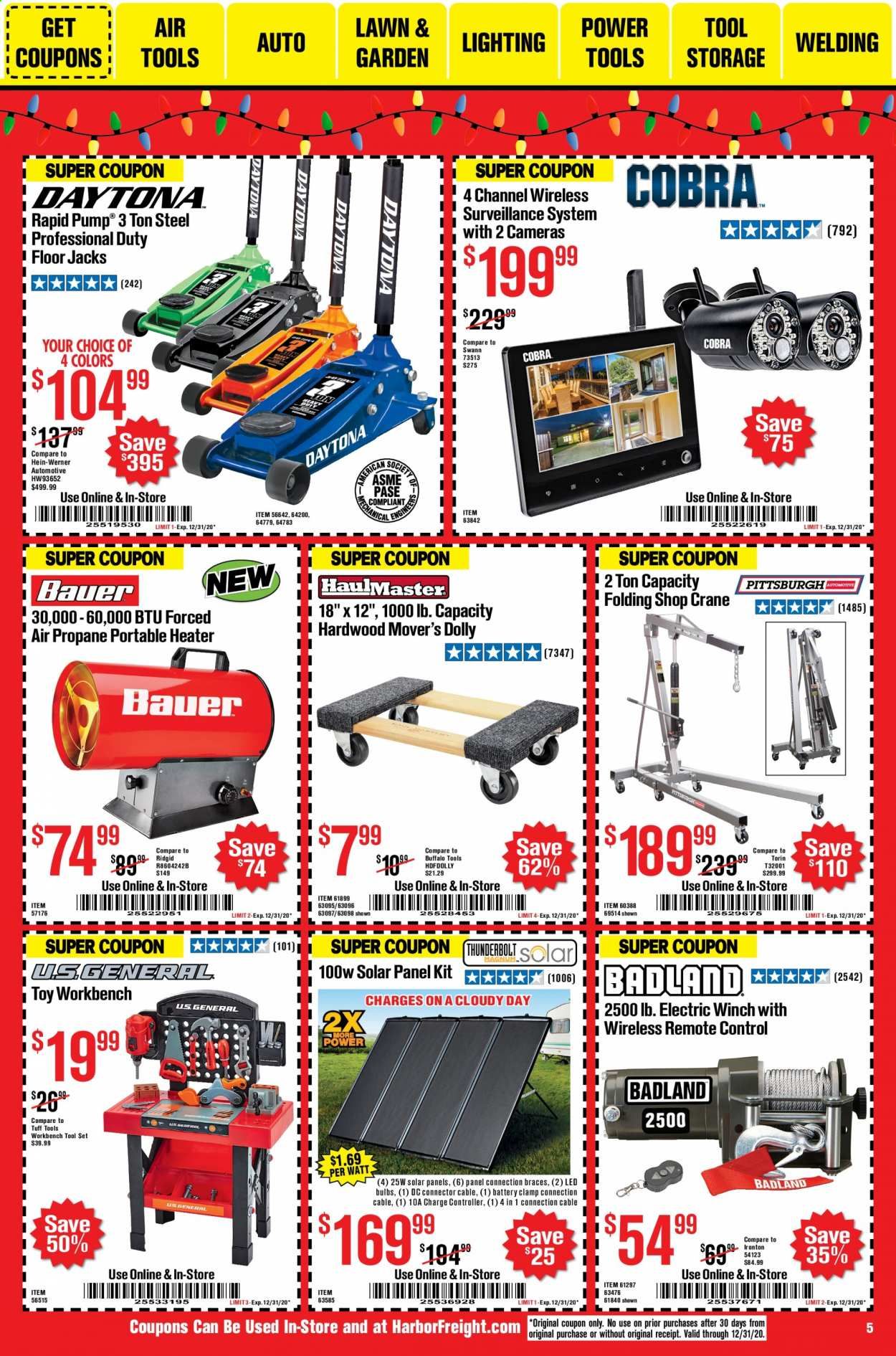 Harbor Freight Weekly Ad Flyer December 1 to December 31