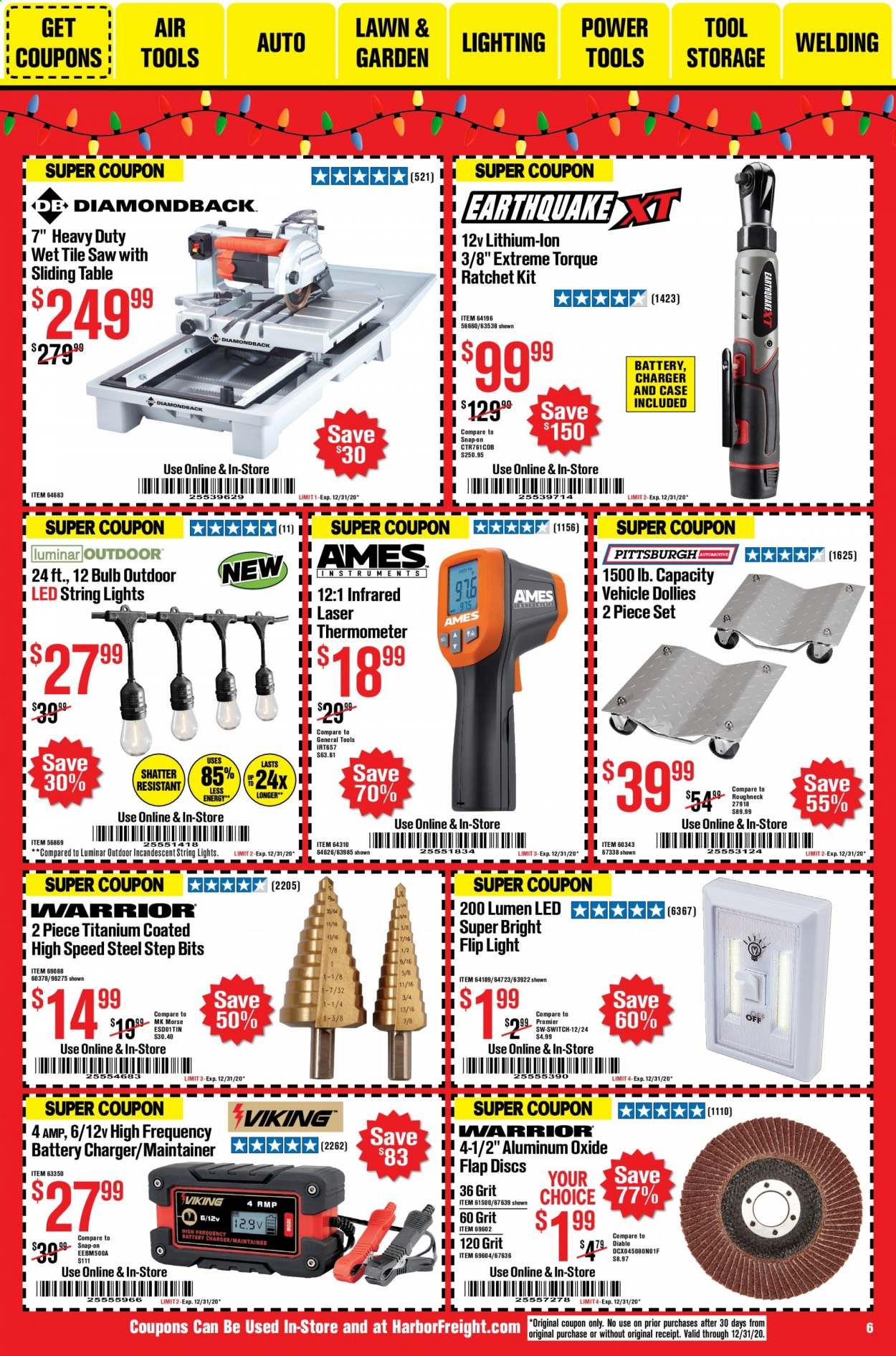 Harbor Freight Weekly Ad Flyer December 1 to December 31