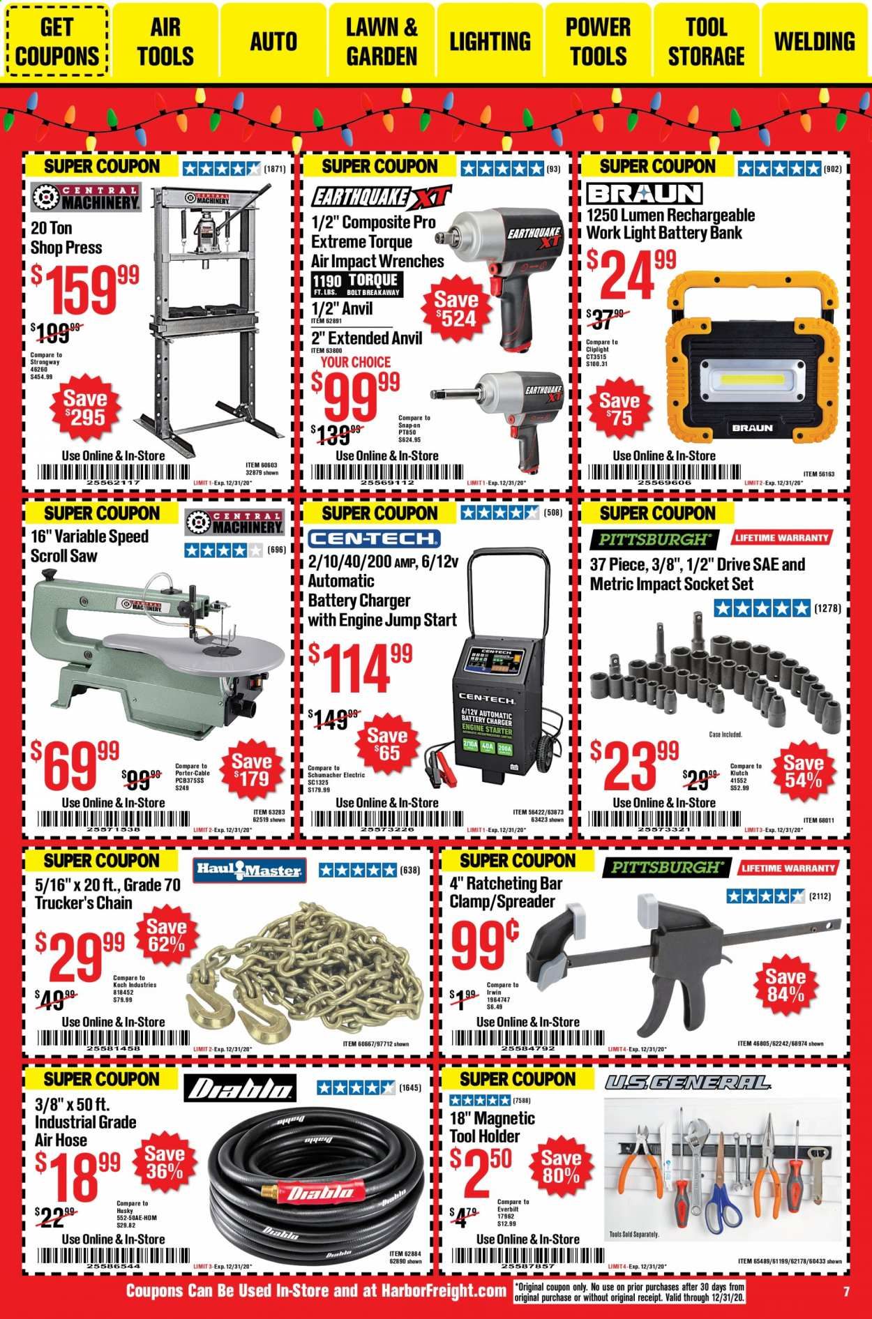 Harbor Freight Weekly Ad Flyer December 1 to December 31